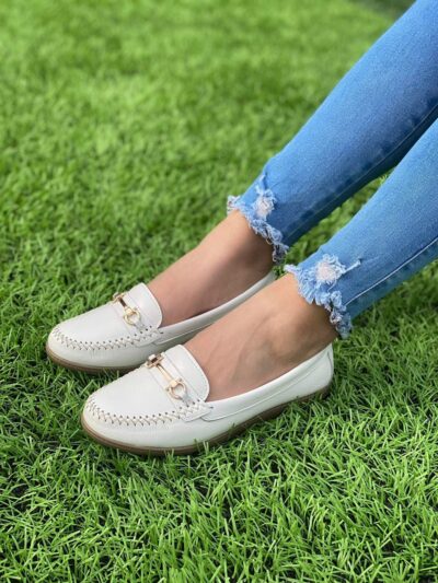 mocasines_de cuero_blanco mocasin de cuero blanco