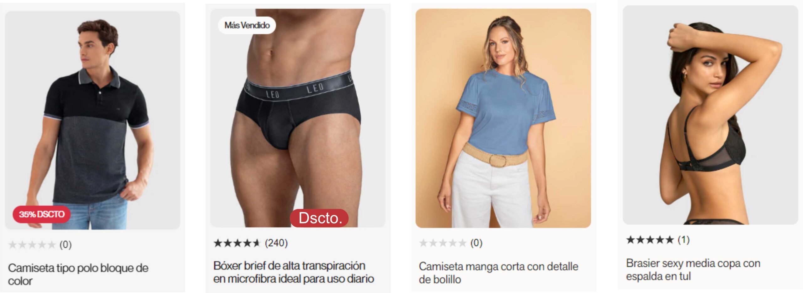 Ropa para Mujer y Hombre Leonisa